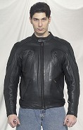 Mens Racer Leather Jacket