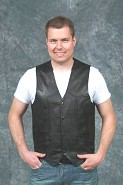 Premium Leather Vest (HL-107)